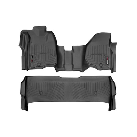 Weathertech Front/Rear Floorliners-Over The Hump for vinyl floors, 449591V-443052V 449591V-443052V